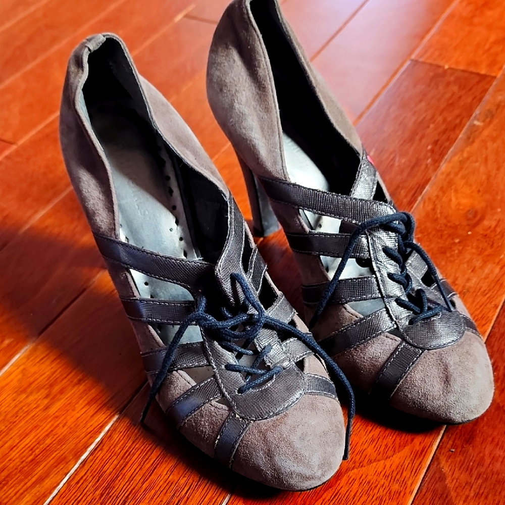 BCBGirls Brown and Black Women's Heels